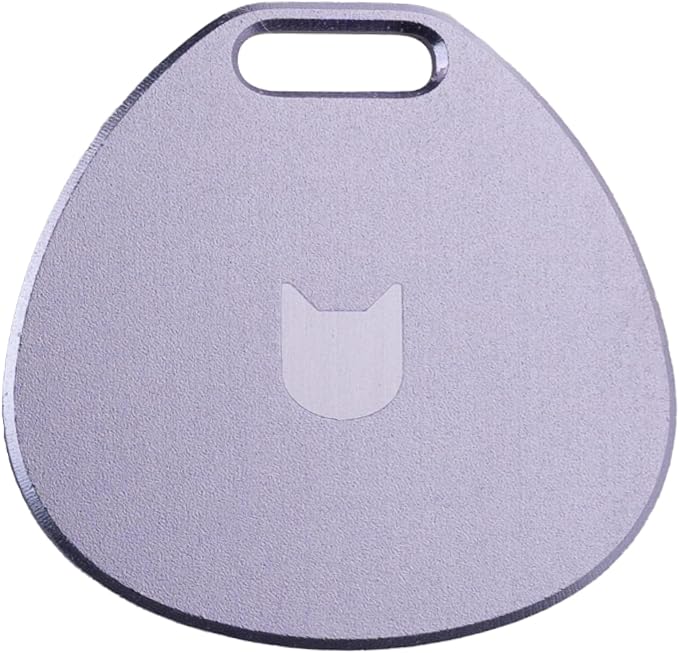 Engraved Pet ID Tag - Personalized Name Tag Engraved Cat Collar Charms, Aluminum Alloy Custom Cat Name Tag for Kitten Small Large Cats (Pocket-Monet Purple)