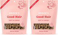 Bocce's Bakery Dailies Good Hair Dog Treats for Skin & Coat Support,Wheat-Free Dog Treats,Made with Real Ingredients,Baked in The USA,All-Natural Soft & Chewy,Salmon Recipe,6 oz,(Pack of 2)