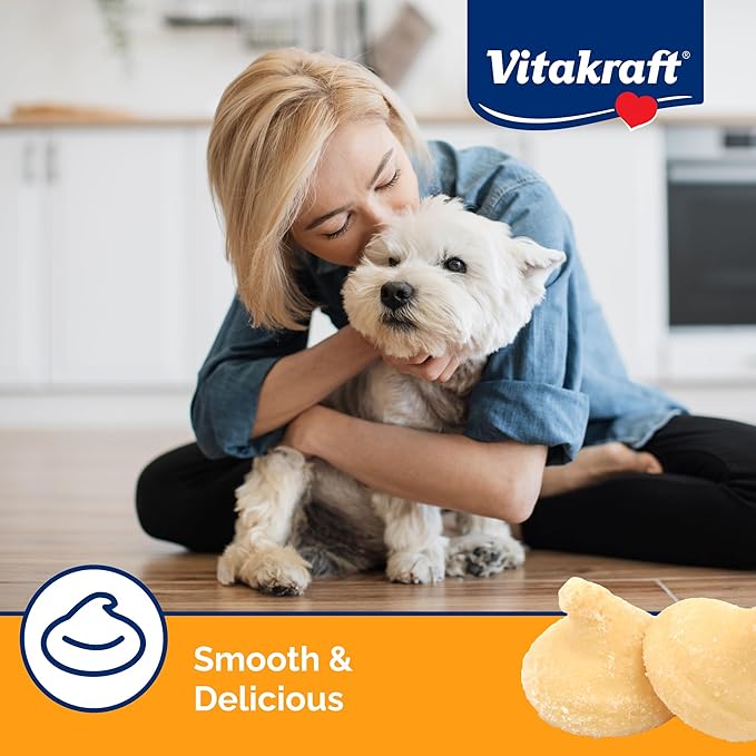 Vitakraft Drops Dog Treats with Yogurt - Bite-Sized Yogurt Training Treats for Dogs - Small Dog Treats