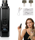 Cat Nail, Safe Cut Cat Nail Trimmer, Nail Trimmer, Two Adjustable with 360° Grinding Settings, Low-Vibration Ultra-Quiet Under 40dB, Easy to Clean, Powerful Enough, Suitable for Cats and Dogs (Black)