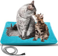 PETNF Outdoor Pet Heating Pad - Waterproof Electric Warming Mat Blanket Safe Heated Bed for Feral Cat Dog & Cat House, Winter Outdoor Use 28"X16"