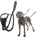 Halti No Pull Harness - Stop Your Dog Pulling on the Leash. Adjustable, Lightweight and Easy to Use. Reflective Dog Training Harness for Large Dogs (Size L, Black)