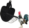 Hen Holster Starter Kit - Wrap-Around Duck Diaper w/Removable Liner & Fixed Tab - Durable, Secure Fit, Easy-to-Wear - Essential Duck Supplies for Real Ducks, Made in USA - Black, Large