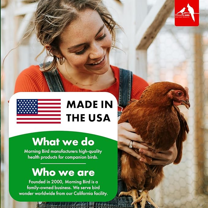 Morning Bird Poultry Grit for Birds 9 lbs - Mineral-Rich Supplement for Digestion & Calcium Support - Natural Poultry Feed Additive and Chicken Grit for Healthy Birds