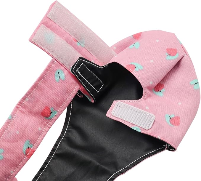 BestParts 2pcs Adjustable Diaper Waterproof Reusable Diapers, Cloth Diaper Wearable Poultry for Farm Pet Goose, Duck, Chicken, Button Adjustable Version (Pink + Yellow, S(0.55-1.65pounds), 1, Count)
