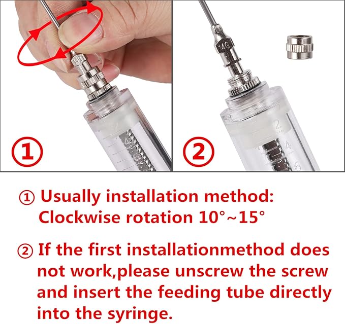 Baby Bird Feeding Syringe Feeding Tubes for Birds Parrot Hand Feeding Syringe with 6 Pcs Curved Gavage Tubes and Stainless Steel Metal Feeding Spoon (20ML)