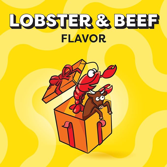 Temptations Birthday Cat Treats, Crunchy and Soft Cat Treats, Lobster & Beef Flavor, 6.3 oz. Pouch (Pack of 10)