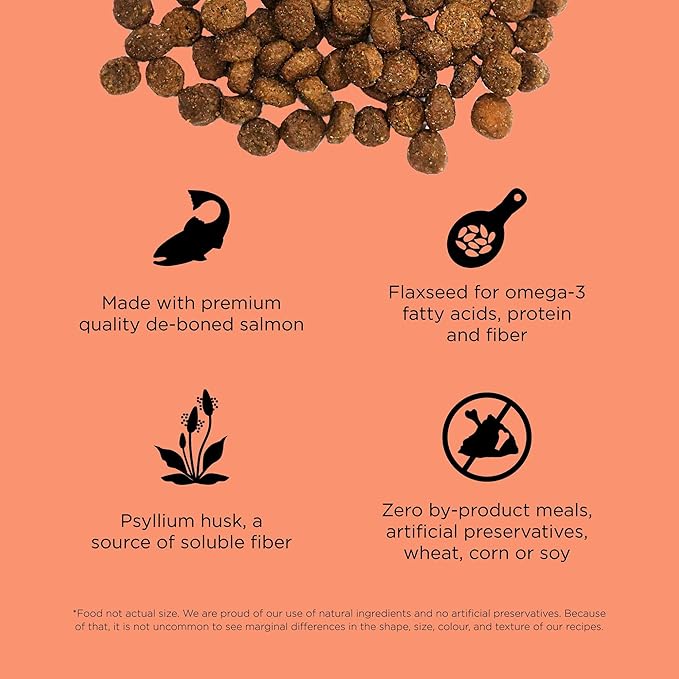Go! Solutions Weight Management + Joint Care Salmon Grain-Free Dry Cat Food, Premium Kibble for Healthy Dieting in Adults & Seniors, with Natural Sources of Chondroitin for Good Mobility,3 lb Bag
