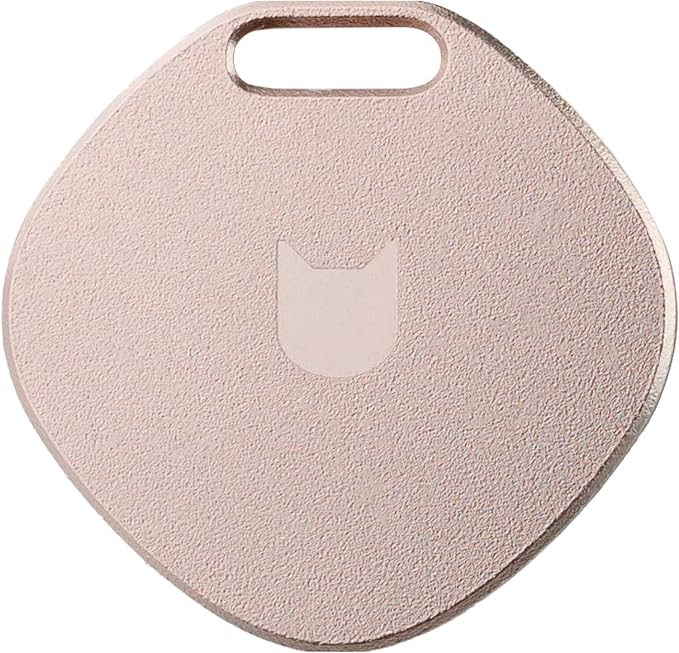 Engraved Pet ID Tag - Personalized Name Tag Engraved Cat Collar Charms, Custom Aluminum Alloy Customized Cat Name Tag for Kitten Small Large Cats (Star-Blush Pink)