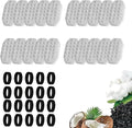 20 Pack Cat Water Fountain Filters with 20 Pack Pre-Filter Sponges for Rellaty and Neareal 3.2L/108oz Cat Water Fountain Automatic Pet Fountain
