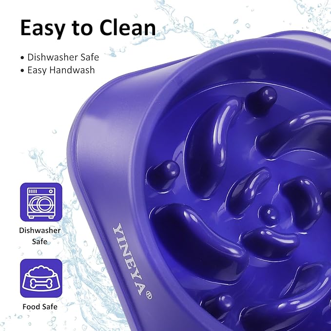 Slow Feeder Dog Bowls, Pet Supplies That Slow Down Eating, Pet Food Bowls, Maze Dog Puzzle Feeder for Medium Breed
