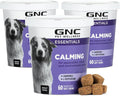 GNC Pets Essentials Calming Soft Chews for Dogs, Bacon Flavor Calming Supplement with Chamomile, Passion Flower, L-Tryptophan and Thiamine for Puppies and Adult Dogs, 60 Count - 3 Pack