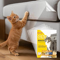 Professional Cat Scratch Furniture Protector, 24-Pack XL Set - Heavy-Duty Full Home Protection from Cat Claws, Single-Sided Self Adhesive Easy-to-Apply, 17in