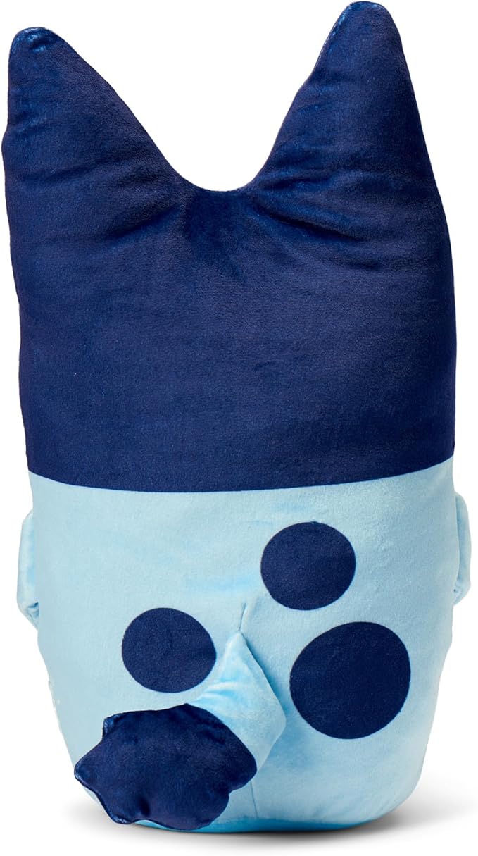 NORTHWEST Bluey Cloud Hugger Pillow – Ultra-Soft Plush Character – Officially Licensed Bluey Collectible – Lightweight Travel Pillow for Home, Office, or On-The-Go Comfort – 11.5 Inches