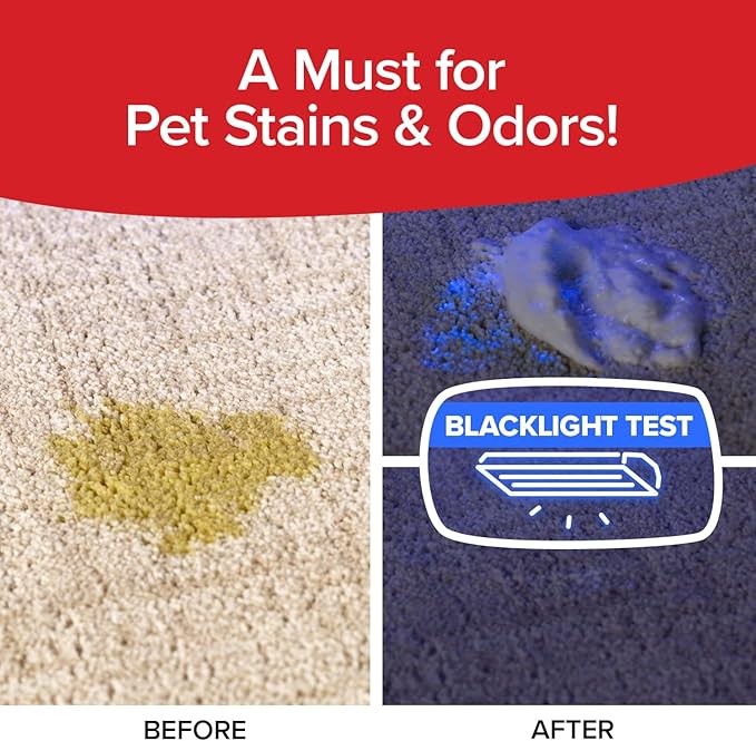 Horsepower Bull Shot Carpet Spot & Stain Remover, AS SEEN ON TV, Made In USA, Just Point & Spray, Stain-Lifting Foam-Action, Pet Stains & Odors, Coffee, Soda, Wine, Grease, New & Old Stains & More