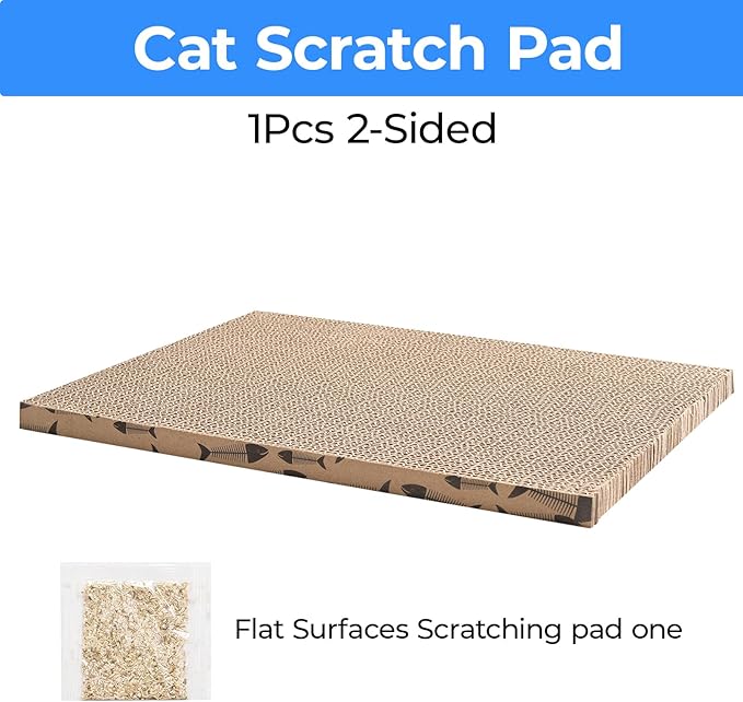 Cat Scratcher Cardboard Cat Scratching Board Cat Scratchers for Indoor Cats Cat Scratching pad (1pcs)