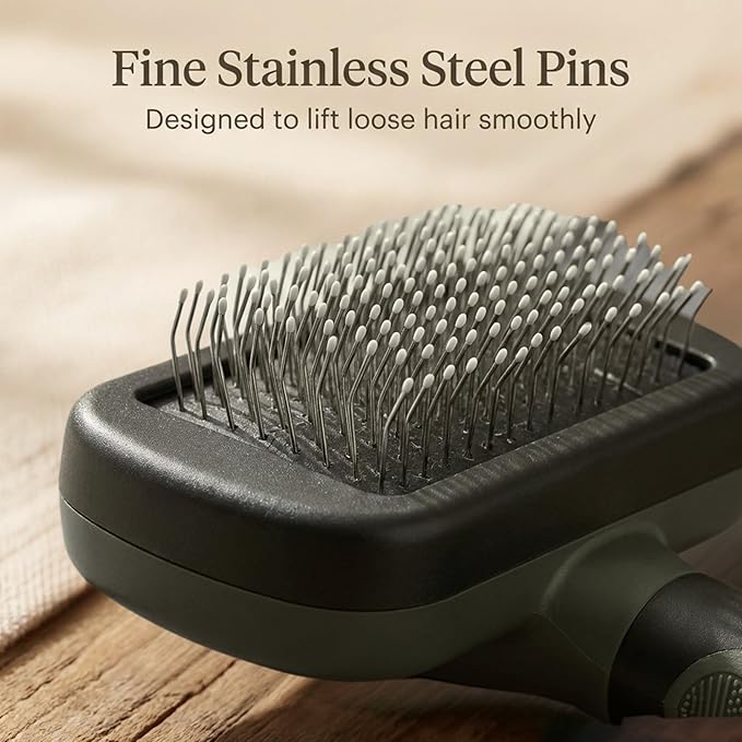 Dog Grooming Kit – Deshedding Tool & Slicker Brush Set for Undercoat Removal, Shedding Control & Detangling – Stainless Steel Grooming Tools – FIELD & FUR Complete Coat Care System