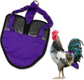 Hen Holster Premium Starter Kit - Bird Diaper, Wrap Around for Hens, Roosters, Ducks - Leak-Proof, Comfortable Bird Harness with Sewn-in Liner, Secure Hook & Loop Closure - XL, Purple