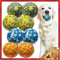 8Pcs Dog Balls - Aggressive Chewer Tennis Balls, 2.5'' Diameter Fetch Toys for Teething Dogs (Medium & Small)