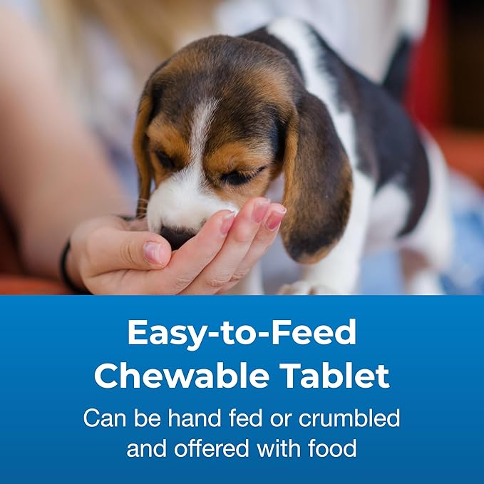 PetAg Calcium Phosphorus Tablets - 50 Tablets - Daily-Use, Chewable Supplement for Dogs & Cats 12 Weeks and Older - Fortified with Vitamin D