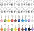 MVVM 40 Pack Pet Bells for Dog Cat, Colourful Dog Cat Collar Bell Pendant Accessories for Kitty Puppy Pet