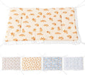 Reversible Silent Cat Bed Self Warming Pet Pad Thin Style Mat Washable Cushion Pad, Pad for Window Perch Outdoor Cat Houses, for Cats, Small Dogs, Rabbits, Non Electric,(Brown Puppy,L)
