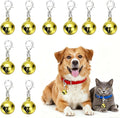 Cat Bell, Small Matte Pet Copper Bell Collars Charm with Lobster Buckle Loud Crisp Sound Anti-Lost Pendant Accessory