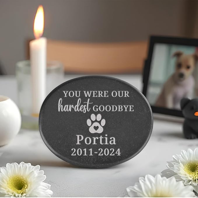 Pet Memorial Gifts, Dog Memorial Stone, Pet Memorial Stones for Cat, Loss of Dog, Loss of Cat, Pet Loss Gifts, in Memory of Pet
