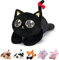 meowtastic Black Cat Weighted Stuffed Animals - 22 Inch 4.5 Pounds Weighted Plush Cat Stuffed Animal - Big Kitten Toys Pillow - Cute Plush Toys Gifts for Kids & Adults (22" 4.5 lbs)