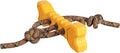 Browning Pet Training Tools, Durable Dog Toys for Tug and Fetch, Bone Tugger Toy (Browning Gold), One Size