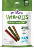 Whimzees Wellness Stix Dog Dental Treats, Small Size Stick, (28 Count)