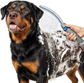 Dog Bathing Spray Nozzle, Non-slip Ergonomic Grip Convenient Dog Bathing and Cleaning Tool, Indoor and Outdoor Dual-use Spray Gun, with 8-foot Soft Hose
