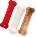 Nylabone Puppy Starter Kit, 2 Teething Toys and 1 Natural Treat for Puppies, Chicken & Bacon Flavor, Small - Up to 25 lbs, 3 Pack