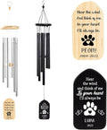 Personalized Pet Memorial Wind Chime, Custom Dog Cat Name Birthday, Loss of Dog Sympathy Reminder Gifts, Customized Thoughtful Sweet Keepsake, Bereavement Gift for Pet Passing Away Funeral