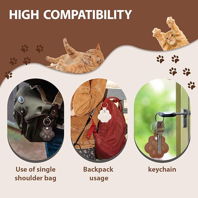 Pet Keychain Refillable Paw Shaped Leather Fur Keepsake Pet Paw Print Dog&Cat Hair Storage Collector Memorials & Funerary Passing Away Loss Sympathy Gifts (Blue)