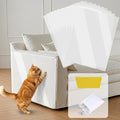 20 Pcs Cat Scratch Furniture Protector, Single-Sided Self Adhesive 14in Couch Protector from Cat Claws