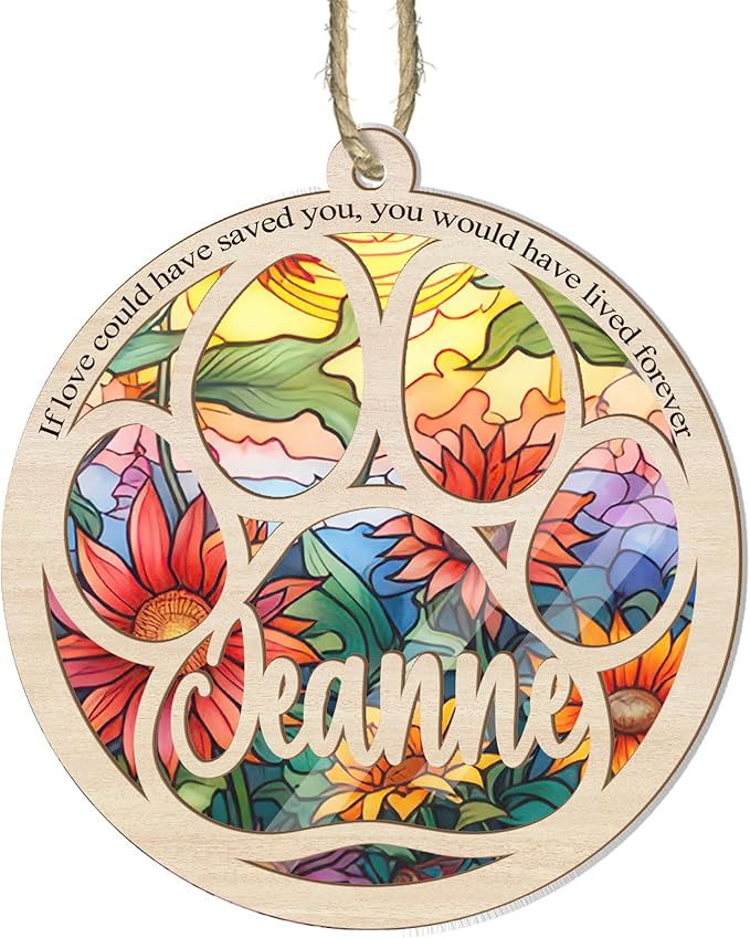 Dog Memorial Ornament,Pet Loss Gifts for Dog Lovers