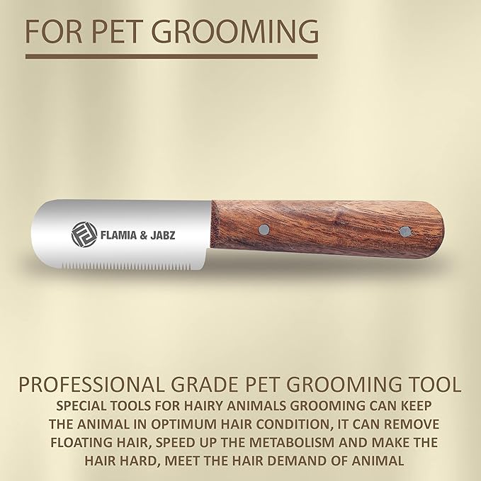 Professional Stripping Knife, Right handed, 3 inch blade (Stainless Steel) (Fine, Rosewood)