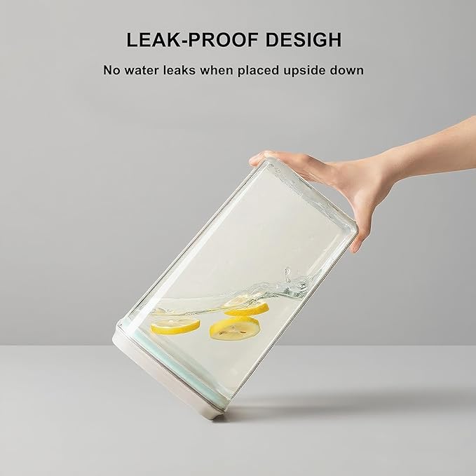 Dog-Cat Treat Container Pop Pet Food Storage Container for Kibble & Treats, Stackable Pop Lid Plastic Container | Stackable One-Touch Opening(2650ml / 2.8qt*1)