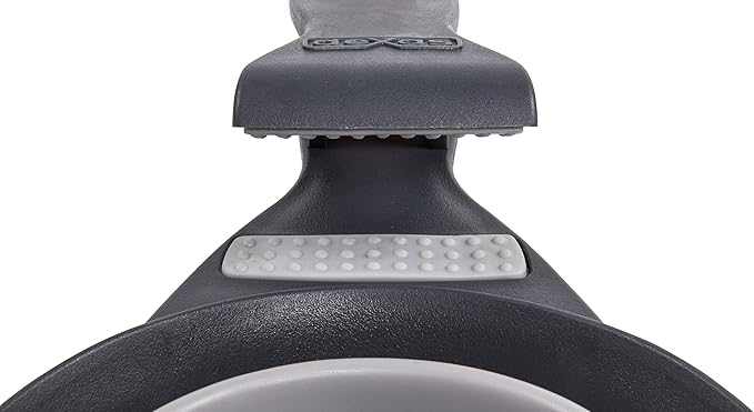 Dexas Pets Collapsible KlipScoop Collapsible Dry Dog Food Scoop and Dog Food Bag Clip, 2 Cup Capacity, Light Gray (PW670432429)