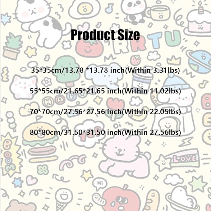 Cat Grooming Wrap for Cutting Nails, 27.6" Anti-Scratch Anti-Escape Cat Holder for Claw Clipping, Self-Adherent Soft Cat Swaddle Wrap for Nail Trimming for Cats & Kittens (1,13.78 *13.78 inch)