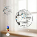 Memorial Suncatcher Ornament Sympathy Gift for Loss of Loved One - Crystal Rainbow Maker - Bereavement Keepsake - Hanging Crystal Decor - Loss of Family Friend Pet