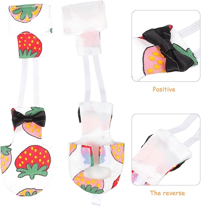 DOITOOL Pet Parrot Clothes Reusable Bird Diaper Flight Suit with Washable Inner Liner XL for Small to Medium Parrots Suitable for Outdoor Use Random Color