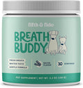 Fifth & Fido Breath Buddy Dog Dental Powder for Fresher Breath & Cleaner Teeth, Cat & Dog Teeth Cleaning Powder, Removes Plaque, Gentle Formula for Sensitive Stomachs, Natural Ingredients, USA Made