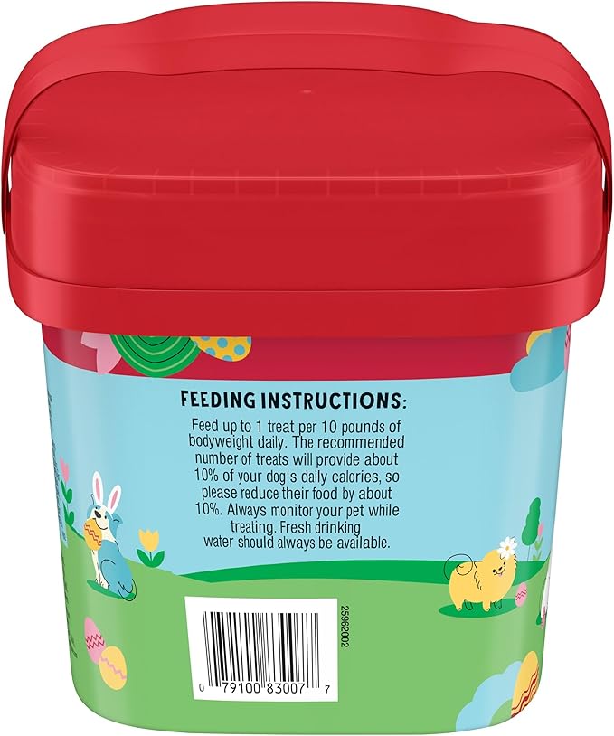 Milk-Bone Peeps Artificially Marshmallow Flavored Dog Treats,22 Oz. Pail,(Pack of 2)