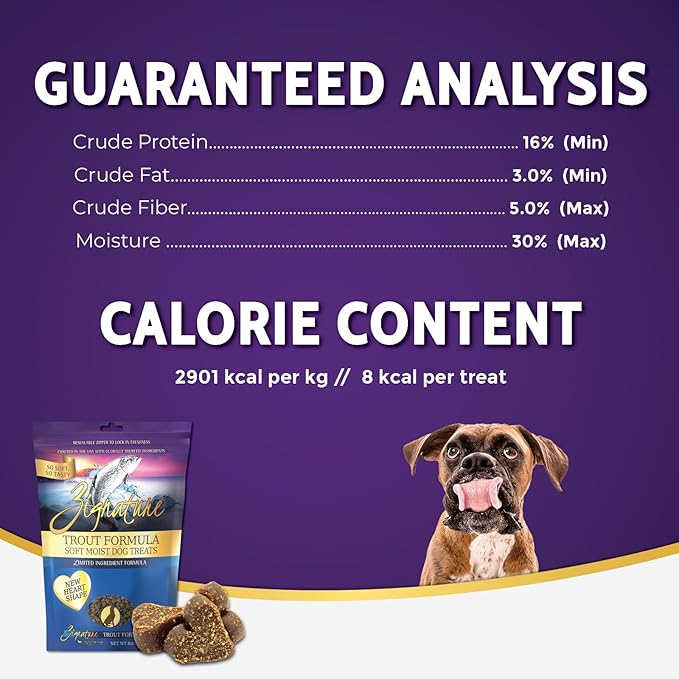 Zignature Trout Soft Moist Treats for Dogs
