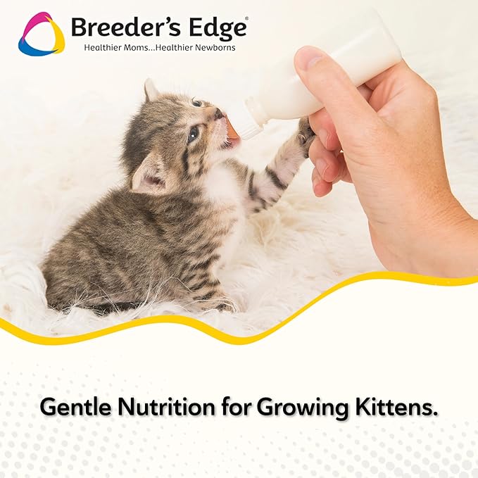 Breeder's Edge Foster Care Feline - Powdered Milk Replacer - for Kittens & Cats - 12oz