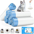 120count Cat Litter Box Liner Automatic Litter Box for Cat Polyethylene Compatible with MeoWant MW-SC01/MW-SC02/ 1.5 Mil Disposable Scent Free 22lb Load - Liners 17.7 x 19.68