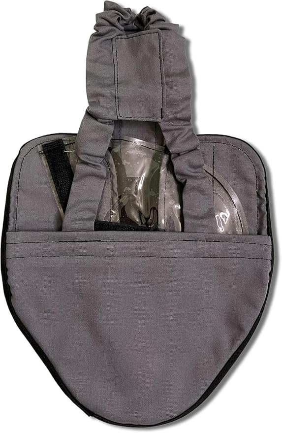 Hen Holster Starter Kit - Wrap-Around Runner Duck Diaper w/ Removable Liner & Fixed Tab - Durable, Secure Fit, Easy-to-Wear - Essential Duck Supplies for Real Ducks, Made in USA - Gray