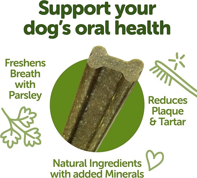 Wellness WHIMZEES Freshzees Dog Dental Treat, Soft Chews, Freshens Breath, Extra-Small Size, 14.81 oz Bag, 56 Count